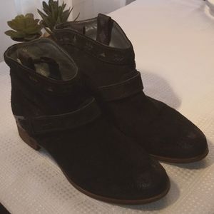 UGG Black ankle booties size 7